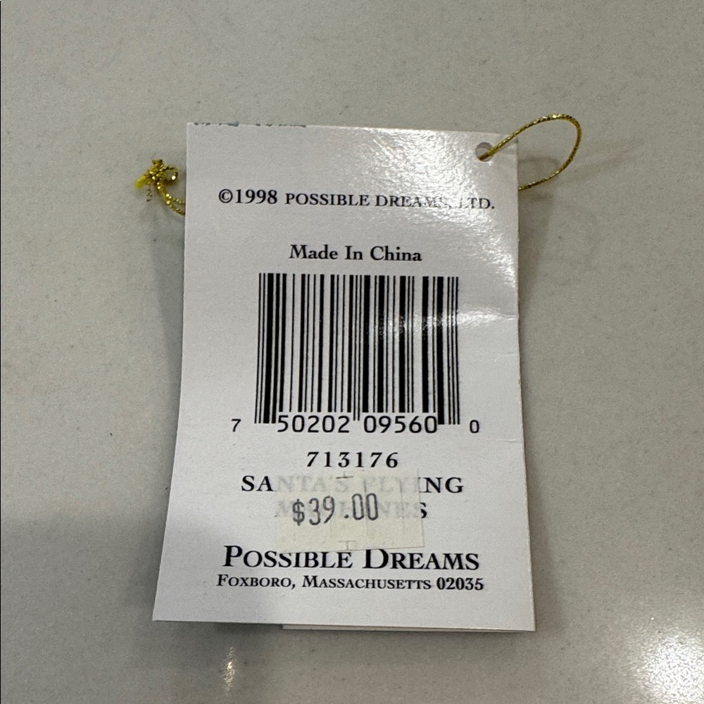 ❤️🎄 DEPT 56 | Clothtique Possible Dreams Collectible | Santa’s Flying Machines - Picture 12 of 12